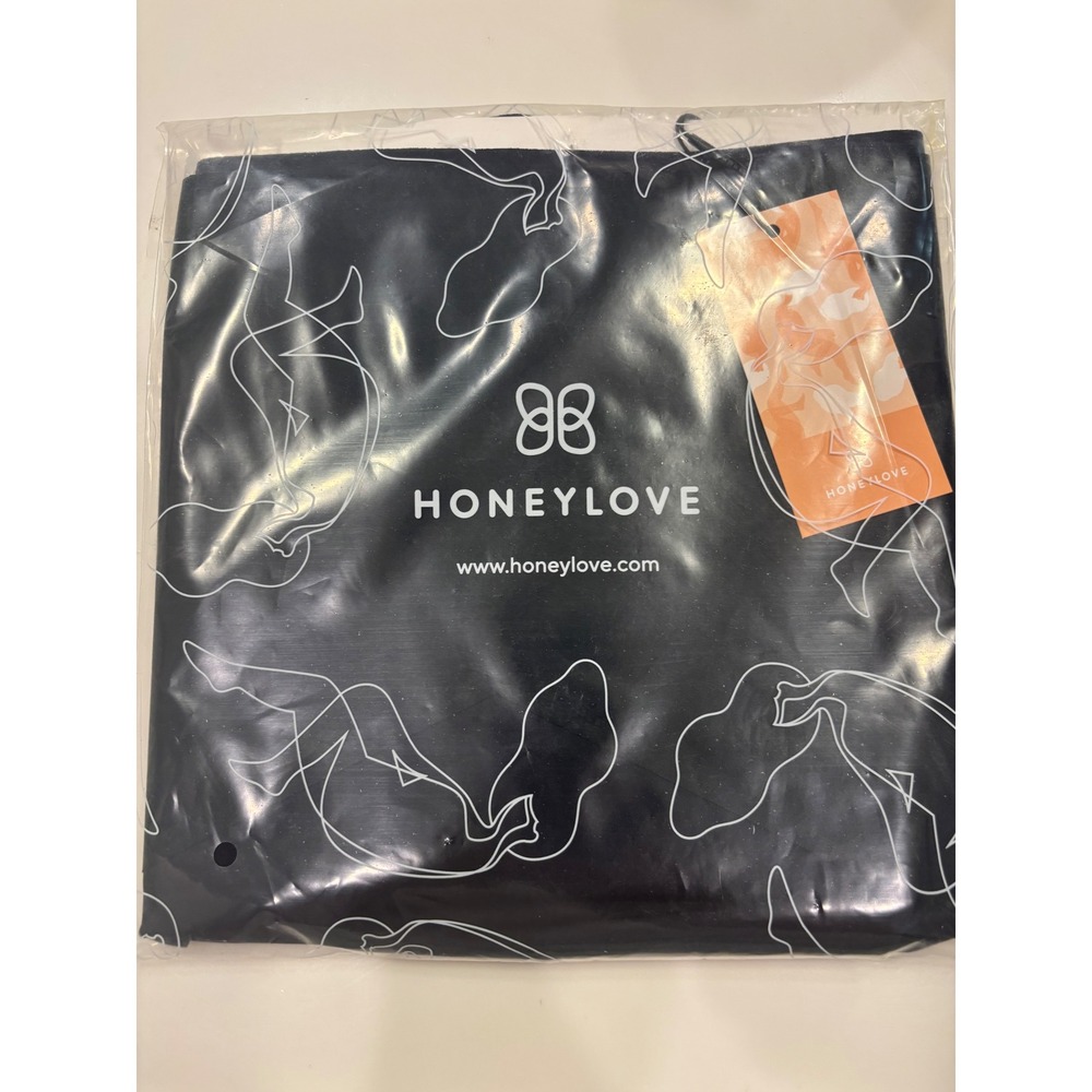 Honeylove Shinetech Brief Vamp Black Shapewear UWBF00004-VAMP-2X Size 2X NEW